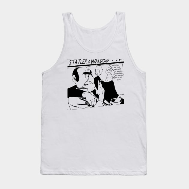 Statler and Waldorf Goo Parody Tank Top by darklordpug